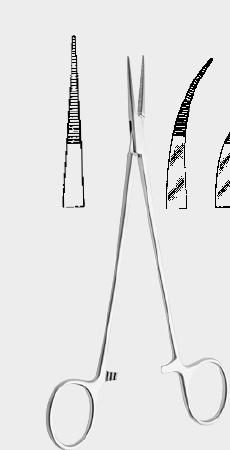 ЯКОБСОНА (JACOBSON) мікро затискач, 18,0 см (cm), вигнутий